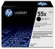 HP Original 55X LaserJet-tonerpatron med høj kapacitet, sort