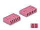 DeLOCK 87928 fiber adapter LC/LC 1 stk Violet