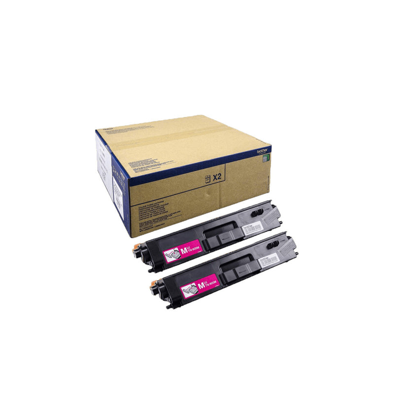 Brother TN-900MTWIN tonerpatron 2 stk Original Magenta