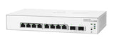 HPE Aruba Networking Networking Instant On Switch 8p Gigabit 2p SFP 1930 Administreret L2/L3/L4 Gigabit Ethernet (10/100/1000) Strøm over Ethernet (PoE) 1U Hvid