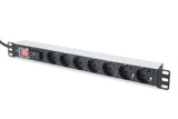 Digitus DN-95407 stikdåse 2 m 7 AC stikkontakt(er) Sølv
