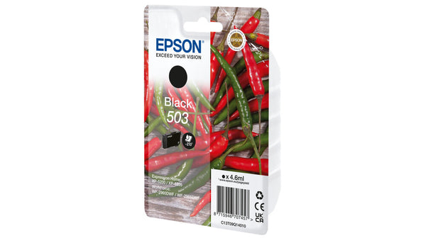 Epson 503 blækpatron 1 stk Original Standard udbytte Sort