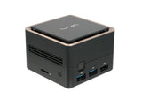ECS LIVA Q3 Plus AMD Ryzen R1505G 4 GB DDR4-SDRAM 64 GB eMMC Mini PC Sort