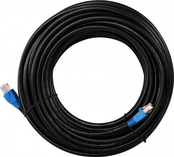 Goobay CAT 6 U/UTP 15m netværkskabel Sort Cat6 U/UTP (UTP)