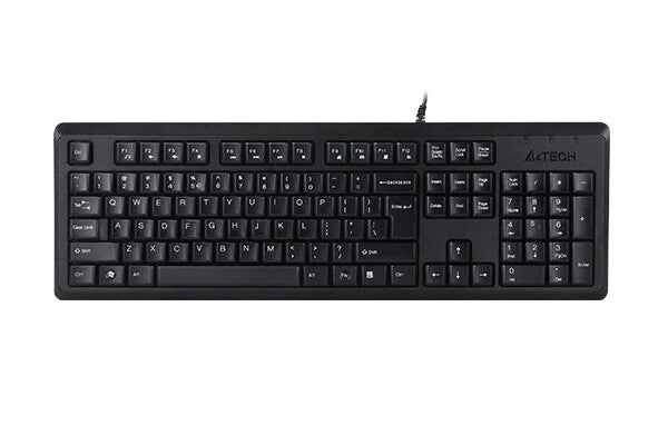 A4Tech KR-92 tastatur Universel USB QWERTY Engelsk Sort