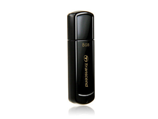 Transcend JetFlash elite JetFlash 350 USB-nøgle 8 GB USB Type-A 2.0 Sort
