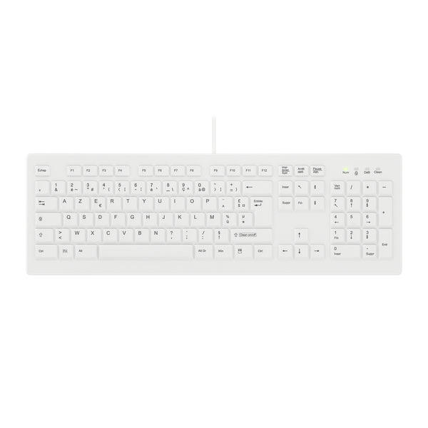 Contour Design Active Key AK-C8100F-U1-W/FR tastatur Medicinsk USB AZERTY Fransk Hvid