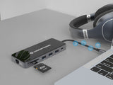 Conceptronic DONN15G dockingstation Ledningsført USB 3.2 Gen 1 (3.1 Gen 1) Type-C Grå