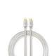 Nedis CCTB64700AL10 USB-kabel USB 3.2 Gen 1 (3.1 Gen 1) 1 m USB C 5 Gbit/sek. Aluminium