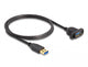 DeLOCK 87855 USB-kabel USB 3.2 Gen 1 (3.1 Gen 1) 1 m USB A 5 Gbit/sek. Sort
