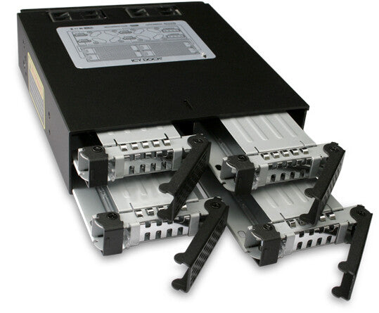 Icy Dock MB994SP-4SB-1 drive bay panel 13,3 cm (5.25") Bærerpanel Sort