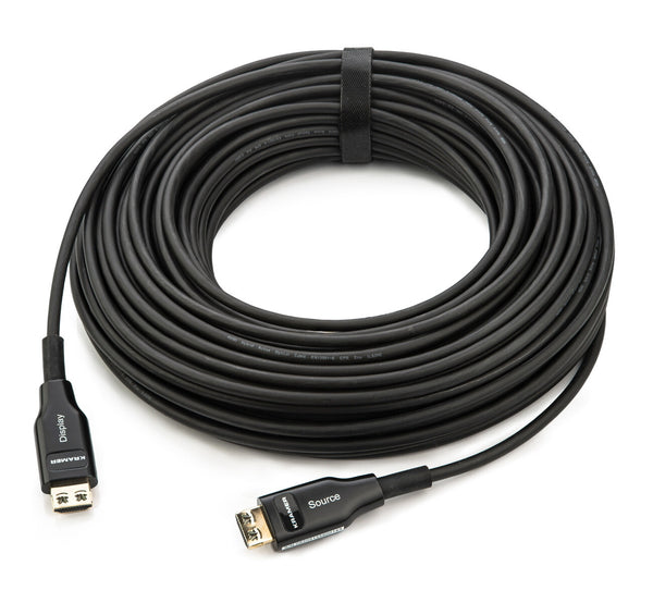 Kramer Electronics CLS-AOCH/60F HDMI-kabel 20 m HDMI Type A (Standard) Sort