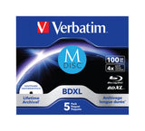 Verbatim 43834 blank Blu-ray disk BDXL 100 GB 5 stk