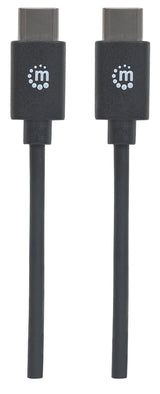 Manhattan 354875 USB-kabel USB 2.0 2 m USB C 0,48 Gbit/sek. Sort