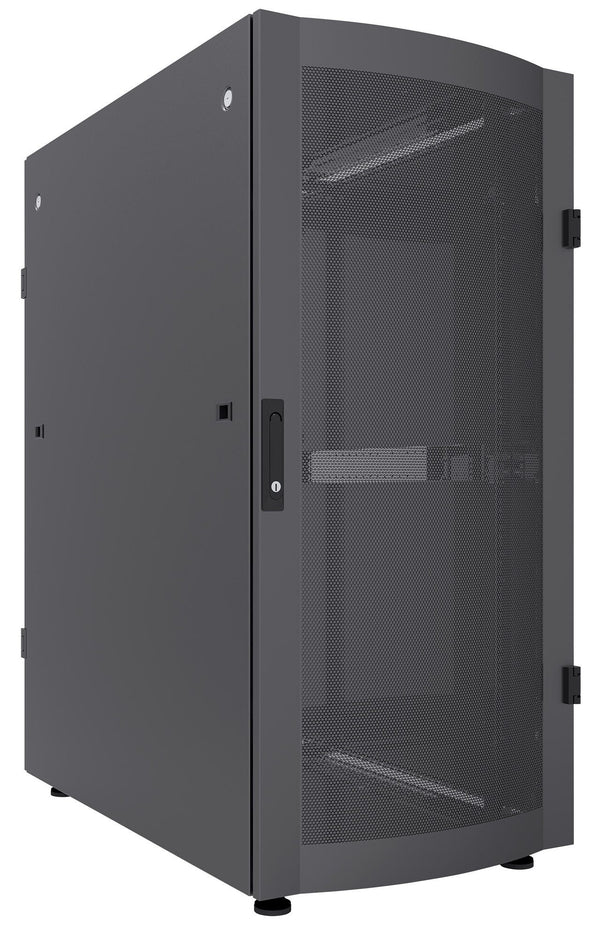 Intellinet 713696 stativ 36U Fritstående reol Sort