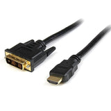 StarTech.com HDDVIMM3M videokabel adapter 3 m HDMI DVI-D Sort