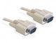 DeLOCK RS-232, 5m serielkabel Beige DB-9