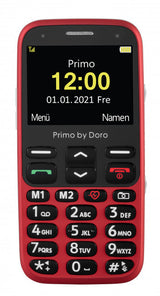 Doro Primo 368 5,84 cm (2.3") 92 g Sort, Rød Senior telefon