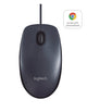 Logitech B100 mus Kontor Ambidextrous USB Type-A Optisk 800 dpi