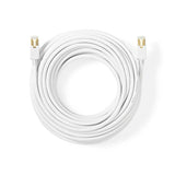 Nedis CCBW85210WT100 netværkskabel Hvid 10 m Cat6 F/UTP (FTP)