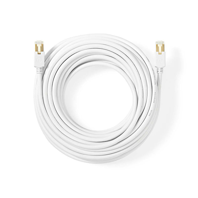 Nedis CCBW85210WT100 netværkskabel Hvid 10 m Cat6 F/UTP (FTP)