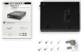 Icy Dock MB991IK-B drive bay panel 2.5" Opbevaring drev bakke Sort