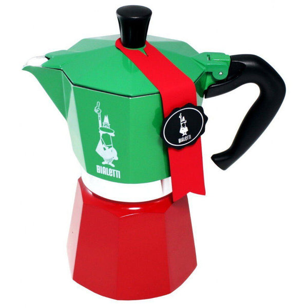 Bialetti 0005323 manuel kaffemaskine Moka gryde 0,24 L Grøn, Rød, Hvid