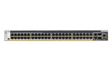 NETGEAR M4300-52G-PoE+ 1000W PSU Administreret L2/L3/L4 Gigabit Ethernet (10/100/1000) Strøm over Ethernet (PoE) 1U Sort