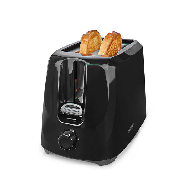 Nedis KABT150EBK brødrister 6 2 skive(r) 700 W Sort