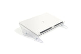 BakkerElkhuizen FlexDesk 630N dokumentholder Akryl, Plast, Gummi, Stål Transparent, Hvid