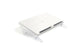 BakkerElkhuizen FlexDesk 630N dokumentholder Akryl, Plast, Gummi, Stål Transparent, Hvid