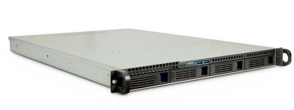 Inter-Tech IPC 1U-1404 Stativ Sort, Rustfrit stål
