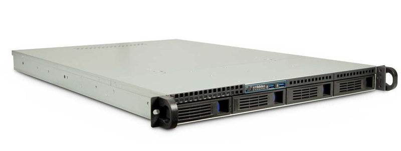 Inter-Tech IPC 1U-1404 Stativ Sort, Rustfrit stål