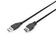 Digitus AK-300203-030-S USB-kabel USB 3.2 Gen 1 (3.1 Gen 1) 3 m USB A Sort