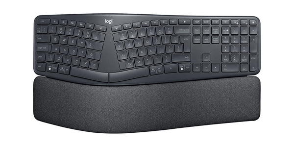 Logitech ERGO K860 tastatur Kontor Bluetooth QWERTY US International Grafit