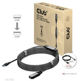 CLUB3D CAC-1405 USB-kabel USB 3.2 Gen 2 (3.1 Gen 2) 10 m USB A 5 Gbit/sek. Sort